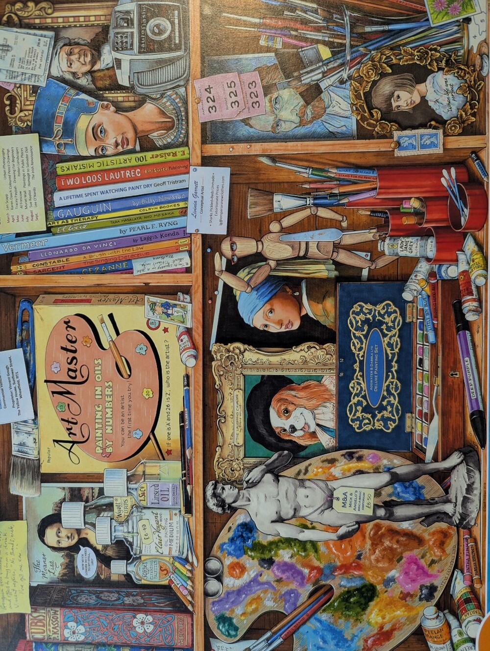 The Artist Cabinet 1000 Piece Jigsaw Puzzle By Wonder Forge Ravensburger